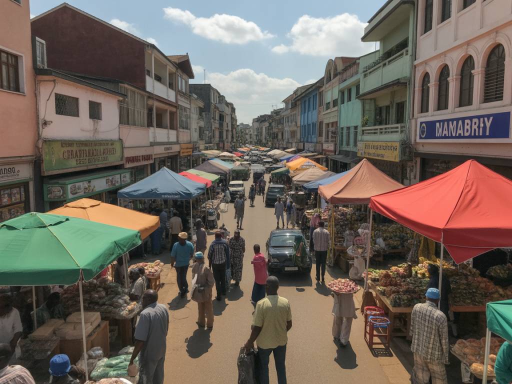 Les marchés de Conakry entre tradition et modernisation